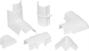 D-Line Design Kabelkanal Zubehör-Set 30x15mm weiß, 10-teilig