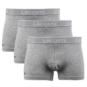 Lacoste 3-Pack Boxer Briefs 5H3389-CCA, Herren, Boxer-Shorts, Grau, Größe: M EU