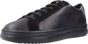 Geox D Pontoise G Lässige Glitzer Turnschuhe Schwarz für Frauen zum Schnüren – US 36 / Schwarz