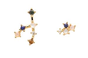 P D Paola AR01-405-U Damen-Ohrringe Sternzeichen Stier Silber vergoldet Ohrringe