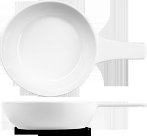Churchill Art De Cuisine Menu Cookware Porcelain Servierpfanne 34Cl /13,4Cm, 6 Stück, Weiß, Rund
