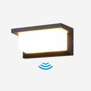 LED Außenleuchte Wand-Leuchte mit Bewegungsmelder 18W Hausbeleuchtung Sensor Warmweiß Wandlampe