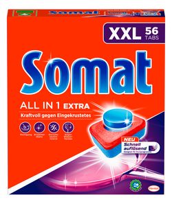 Somat 10 All in 1 Extra Multi Aktiv Spülmaschinen Reinigen 56 Tabs Reinigung