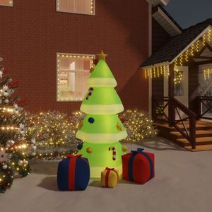 vidaXL Weihnachtsbaum Aufblasbar mit LEDs 240 cm