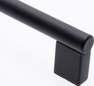 Möbelgriff BA 320mm, Küchengriff schwarz matt, Griffstange Ø 12mm