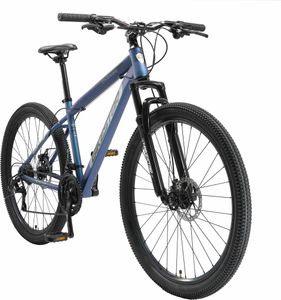 BIKESTAR Mountainbike 27,5 Zoll | 17 Zoll Rahmen, 21 Gang Shimano Schaltung, Scheibenbremse | Blau