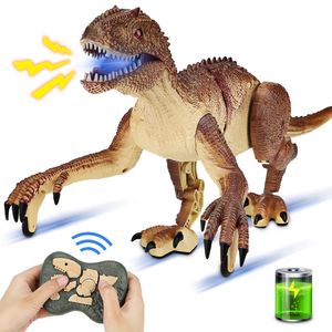 RC Dinosaurier Spielzeug 2.4G RC Dinosaurier Spielzeug Intelligentes Realistisches Gehen Tier Kindergeschenk Entdeckerspielzeuge Ferngesteuerter Dinosaurier