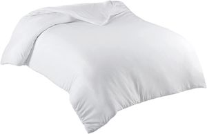 Bettwäsche Bettbezug 135x200 cm  Einfarbig 100% Baumwolle Weiss
