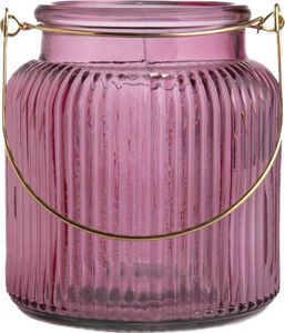 HOMLA Windlicht FIG rosa 10 x 11 cm