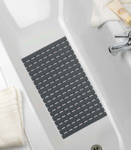 WENKO Badewannen-Einlage Duschmatte Antirutsch Pad Badematte CONCRETE 63x40