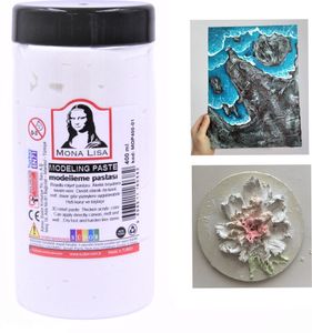 Modeling Paste 400ml Topf | Strukturpaste für Acrylfarben, Ölfarben,Tempera und Gouache | gut deckend, Textur Paste-zum Aufbau von mehreren Schichten geeignet, Weiß…, Volumen:400ml Modeling Paste 400ml Topf | Strukturpaste für Acrylfarben, Ölfarben,Tempera und Gouache | gut deckend, Textur Paste-zum Aufbau von mehreren Schichten geeignet, Weiß…, Volumen:400ml