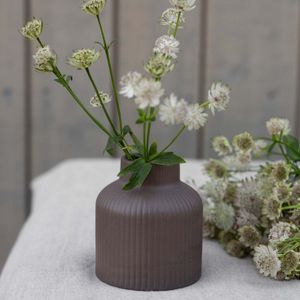 Storefactory Vase LILLHAGEN Keramik braun