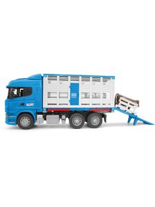 Bruder Spielwaren Scania R-Serie Tiertransporter-LKW+Rind Spielzeugautos Autos Spielautos spielzeugknaller