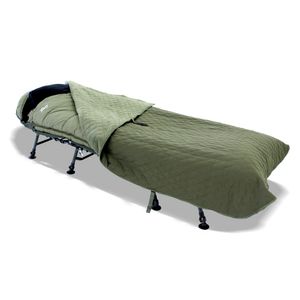 Lucx® Bedchair Cover Royale Deluxe Decke Angeldecke Abdeckung für Angelliege & Schlafsack Schutzhaube für Karpfenliege Angelliege