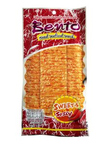 BENTO Tintenfisch-Meeresfrüchte Snack 20g Süß und Würzig | Sweet & Spicy Mixed Seafood Snack