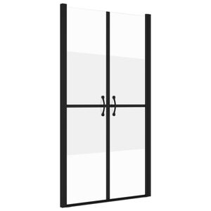 vidaXL Sprchové dveře polomatné ESG (88-91)x190 cm