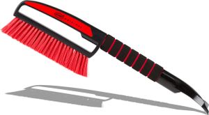 HEYNER® Eiskratzer Auto mit Besen  2024 * 9cm Klinge I mit Schneebesen mit 3cm x 22cm aus Polysterol I ergonomischer Softgriff Eisschaber aus hochschlagfestem Polycarbonat Größe: 50 x 9cm