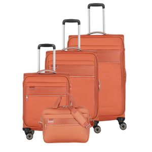 Travelite MIIGO 4w L/M/S+Bordtasche, Safran