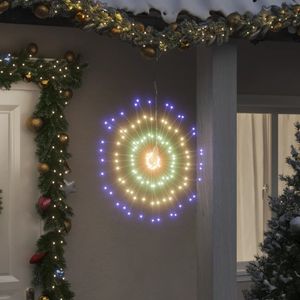 "2024"Modernen Weihnachtsbeleuchtung Feuerwerk 140 LEDs Mehrfarbig 17 cm Christbaumschmuck