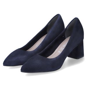 Tamaris Damen Pumps Blau Rauleder Größe: 39