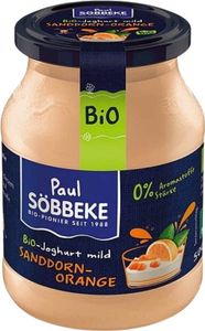 Söbbeke Joghurt mild Sanddorn-Orange -- 500g