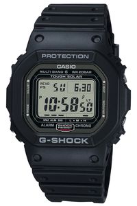 Casio GW-5000U-1ER G-Shock The Origin Cyfrowy, sterowany radiowo, solarny zegarek męski czarny