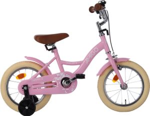 AMIGO Kinderfahrräder Mädchen Triangle 14 Zoll 23 cm Mädchen Rücktrittbremse Rosa