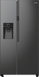 Gorenje NRR9185ESBXL Side-by-Side Kühlgefrierkombination Superior, LED-Dispaly, IceMaker, 566 Liter, Schwarz
