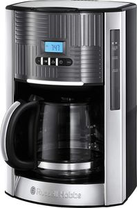 Russell Hobbs Geo Steel Digitale-Kaffeemaschine Filter-Kaffeemaschinen Edelstahl-Schwarz