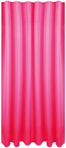 Blickdichte Gardine Kräuselband, Maße: 140x245 cm, Farbe: Pink