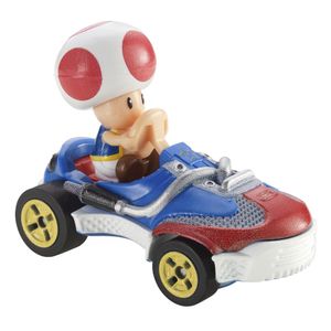 Hot Wheels Mario Kart Replica 1:64 Die-Cast Toad