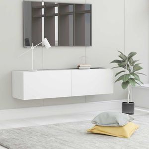 vidaXL TV-Schrank Weiß 120x30x30 cm Holzwerkstoff