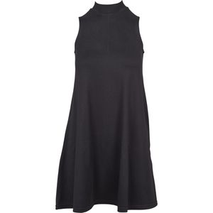 Dámské šaty Urban Classics Ladies A-Line Turtleneck Dress black - L