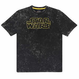 Star Wars - "A Long Time Ago In A Galaxy Far Far Away" T-Shirt für Herren/Damen Uni HE1625 (M) (Holzkohle)