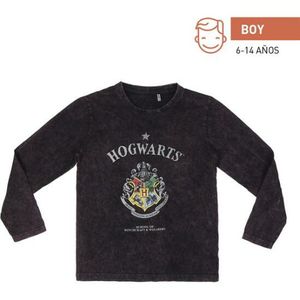 Langarm T-Shirt für Kinder Harry Potter Dunkelgrau Größe: 12 Jahre