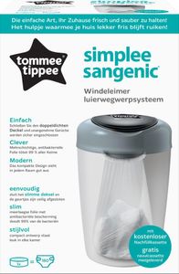 TOMMEE TIPPEE Windeleimer Simplee Sagenic grau