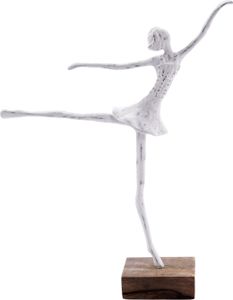 FIGÚRA BALETKY "BALLETT I" | biela, 40 cm | socha baletky