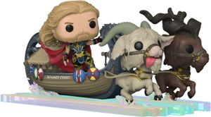 Thor Love and Thunder - Goat Boat With Thor Toothgnasher & Toothgrinder 290 - Funko Pop! Rides - Vinyl Figur