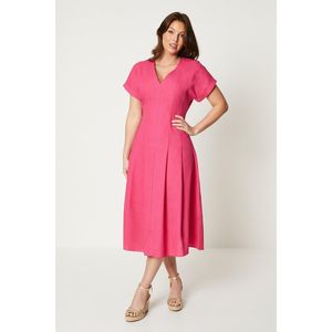 Principles - Midikleid Mit Falten für Damen DH6684 (38 DE) (Grün)