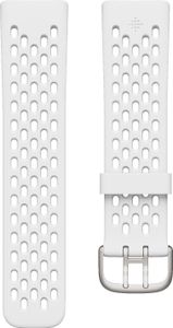 Charge 5, Sport Band,Frost White,Large