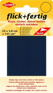 KLEIBER Reparatur-Set Flick + Fertig dunkelblau selbstklebend