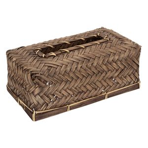 Schachtel für Taschentücher "Jil" Bambus & Rattan - L.23 cm - Atmosphera créateur d'intérieur
