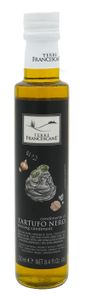 Trüffelöl Mit 100% Italienischem Olivenöl | Schwarze Trüffel | Terre Francescane | Condimento Al Tartufo Nero | 250ml