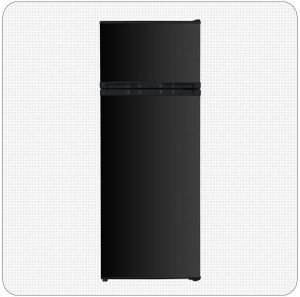 PKM Kühl-Gefrierkombination Kühlschrank GK212 B schwarz 206 L 143 cm 4****