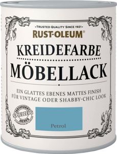 Rust Oleum Shabby Kreidefarbe Möbellack Petrol mattes Finish 750ml