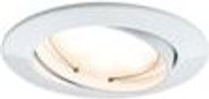 Paulmann SmartHome Bluetooth Goal Einbauleuchten LED 1x5,8W dimmbar schwenkbar 230/24V 51mm Weiß m/Alu Zink 50006.01