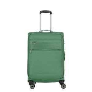 travelite Reisekoffer  Miigo Trolley 67 cm  erweiterbar  4 Rollen 61 l - Grün