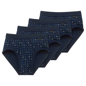 Schiesser 4er Pack Baumwolle Essentials Feinripp Slip / Unterhose Besonders strapazierfähig und langlebig, Komfortabler Softbund und Eingriff, In hochwertiger, bequemer Feinripp-Qualität