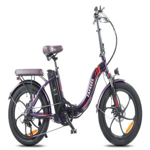 Elektrický Bicykel FAFREES F20 Pro 250W | 648WH | 80KM Dojazd | Oslnivá Fialová