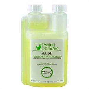 MeineHennen AD3E 250 ml Multivitamin für Hühner, Ein Multi Vitamin Konzentrat zur Unterstützung eines gesunden Immunsystems und Stoffwechsels.